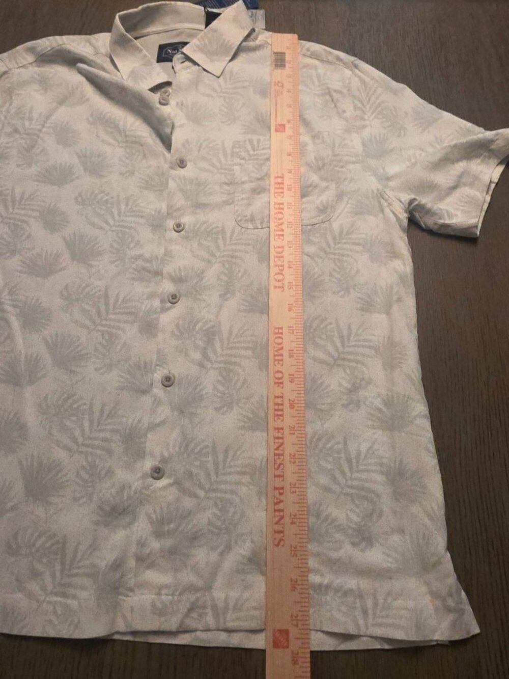 Nat Nast Silk Cotton Tropical Short Sleeve Button Down Shirt M NEW Hawaiian - Picture 8 of 8